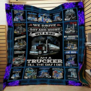 Truck Quilt Blanket 1110-5 Bn-Vt  Size Single, Twin, Full, Queen, King, Super King