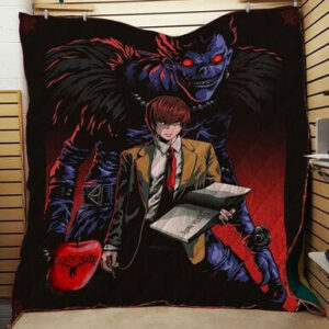 Death Note Quilt Blanket Th175  Size Single, Twin, Full, Queen, King, Super King