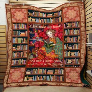 Book Quilt Blanket F1201 83o35  Size Single, Twin, Full, Queen, King, Super King