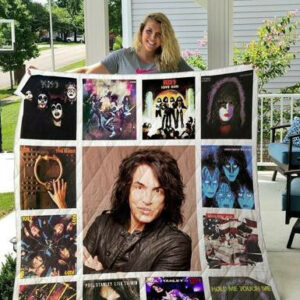 Paul Stanley Quilt Blanket  Size Single, Twin, Full, Queen, King, Super King