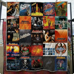 Dokken Quilt Blanket Full  Size Single, Twin, Full, Queen, King, Super King