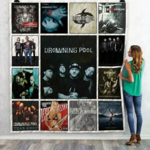 Drowning Pool Albums Quilt Blanket 02  Size Single, Twin, Full, Queen, King, Super King