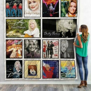 Dolly Parton Quilt Blanket For Fans 02  Size Single, Twin, Full, Queen, King, Super King