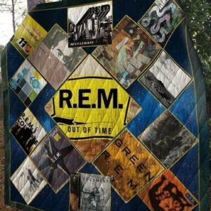 R-E-M Album Quilt Blanket For Fan  Size Single, Twin, Full, Queen, King, Super King