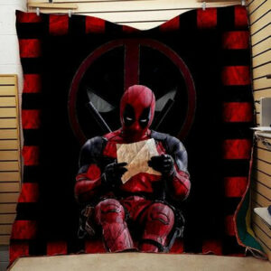 Deadpool Quilt Blanket Tnov-11  Size Single, Twin, Full, Queen, King, Super King