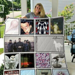 Deftones Quilt Blanket  Size Single, Twin, Full, Queen, King, Super King
