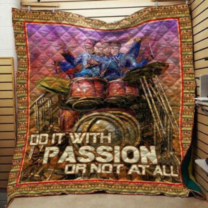 Drummer 3d Quilt Blanket N2701 84o03  Size Single, Twin, Full, Queen, King, Super King