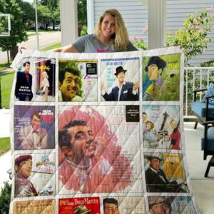 Dean Martin Albums Quilt Blanket 01  Size Single, Twin, Full, Queen, King, Super King