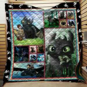 Dragon Quilt Blanket B  Size Single, Twin, Full, Queen, King, Super King