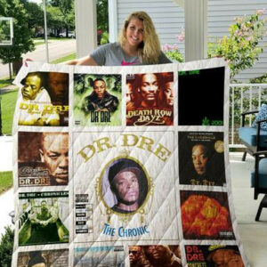 Dr. Dre Albums Quilt Blanket 01  Size Single, Twin, Full, Queen, King, Super King