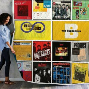 Buzzcocks Compilations Albums Quilt Blanket 01  Size Single, Twin, Full, Queen, King, Super King