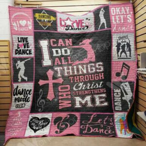 Dance Quilt Blanket M0703 83o34  Size Single, Twin, Full, Queen, King, Super King