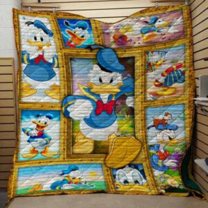 Donald Duck ��� Quilt Blanket ��� Quilt Size Single, Twin, Full, Queen, King, Super King , Disney Quilt Blanket