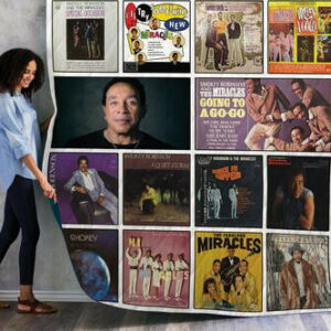 Smokey Robinson Albums Quilt Blanket 01  Size Single, Twin, Full, Queen, King, Super King
