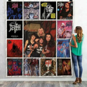 Death Albums Quilt Blanket 02  Size Single, Twin, Full, Queen, King, Super King
