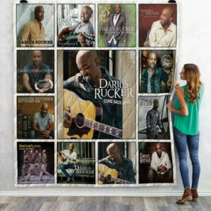 Darius Rucker Albums Quilt Blanket 02  Size Single, Twin, Full, Queen, King, Super King
