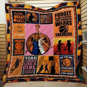 Basketball 3d Quilt Blanket D1101 85o41  Size Single, Twin, Full, Queen, King, Super King