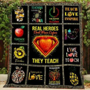 They Teach Quilt Blanket  Size Single, Twin, Full, Queen, King, Super King