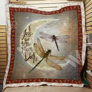 Dragonfly Quilt Blanket F2702 86041  Size Single, Twin, Full, Queen, King, Super King