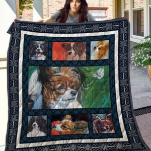 Papillon Quilt Blanket Thqd45001  Size Single, Twin, Full, Queen, King, Super King