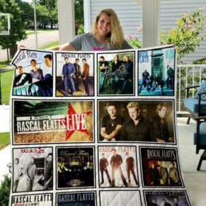 Rascal Flatts Quilt Blanket  Size Single, Twin, Full, Queen, King, Super King