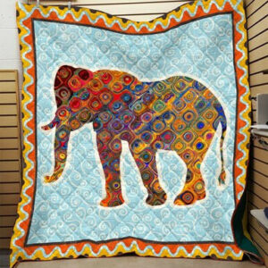 Elephant 3d Printing Quilt Blanket Hqc-Qvk00016  Size Single, Twin, Full, Queen, King, Super King