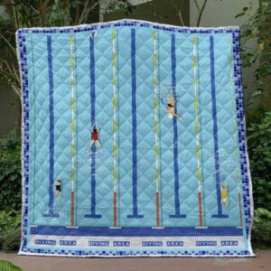 Swimmers Quilt Blanket Lp05 ��� Quilt Size Single, Twin, Full, Queen, King, Super King