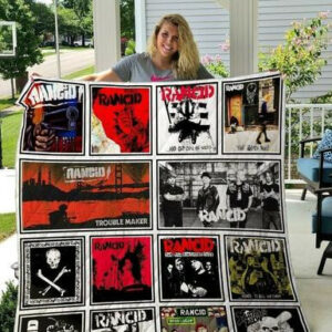 Rancid Quilt Blanket  Size Single, Twin, Full, Queen, King, Super King
