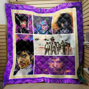 Prince Music Quilt Blanket 03  Size Single, Twin, Full, Queen, King, Super King