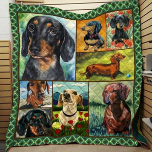 Dog 3d Printing Quilt Blanket Dml-Qhg00018  Size Single, Twin, Full, Queen, King, Super King