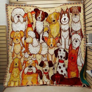 Dog 8030052 Quilt Blanket ��� Quilt Size Single, Twin, Full, Queen, King, Super King