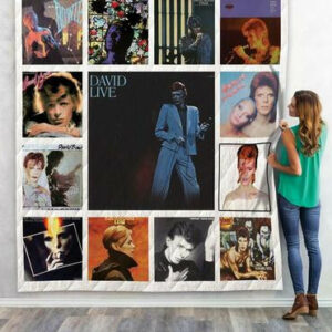 David Bowie Album Quilt Blanket 01  Size Single, Twin, Full, Queen, King, Super King