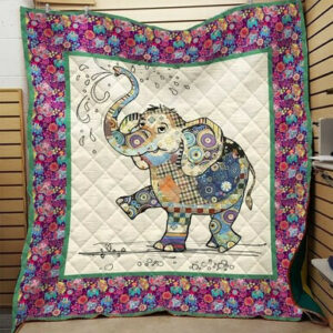 Elephant 3d Printing Quilt Blanket Hqc-Qct00074  Size Single, Twin, Full, Queen, King, Super King