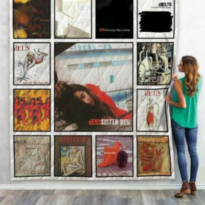 Deus Albums Quilt Blanket 01  Size Single, Twin, Full, Queen, King, Super King