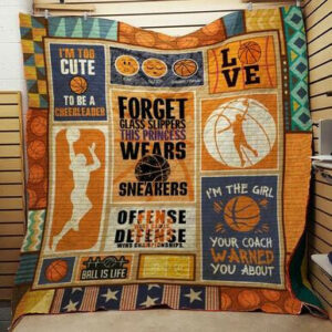 Basketball 3d Quilt Blanket J1402 82o39  Size Single, Twin, Full, Queen, King, Super King