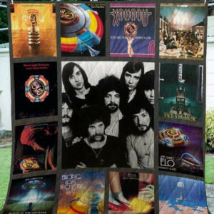 Electric Light Orchestra Quilt Blanket  Size Single, Twin, Full, Queen, King, Super King