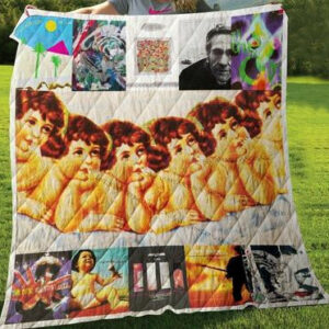 The Cure Compilation Album 1 Quilt Blanket  Size Single, Twin, Full, Queen, King, Super King