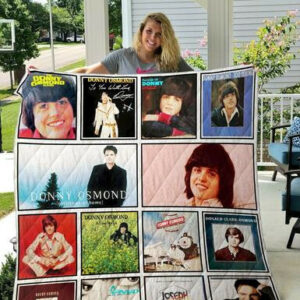 Donny Osmond Quilt Blanket  Size Single, Twin, Full, Queen, King, Super King