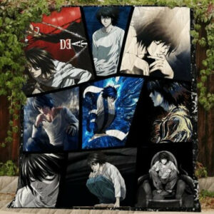 Death Note 3d Quilt Blanket R198  Size Single, Twin, Full, Queen, King, Super King