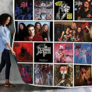 Death Albums Quilt Blanket 01  Size Single, Twin, Full, Queen, King, Super King