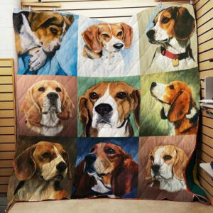 Beagle Quilt Blanket R151  Size Single, Twin, Full, Queen, King, Super King