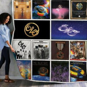 Electric Light Orchestra Complication Albums Quilt Blanket 01  Size Single, Twin, Full, Queen, King, Super King