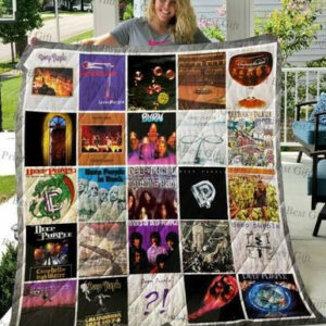 Deep Purple Quilt Blanket ��� Limited Quilt Blanket Size Single, Twin, Full, Queen, King, Super King