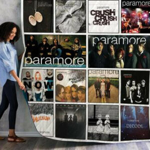 Paramore Singles Quilt Blanket 01  Size Single, Twin, Full, Queen, King, Super King