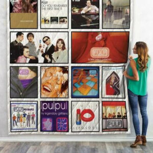 Pulp Quilt Blanket 02  Size Single, Twin, Full, Queen, King, Super King