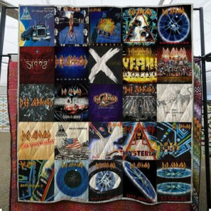 Def Leppard New Arrival Quilt Blanket  Size Single, Twin, Full, Queen, King, Super King