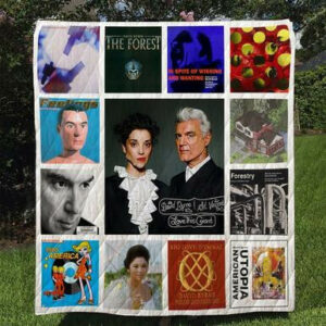 David Byrne Quilt Blanket  Size Single, Twin, Full, Queen, King, Super King
