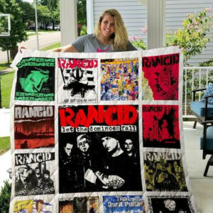 Rancid Quilt Blanket 01  Size Single, Twin, Full, Queen, King, Super King