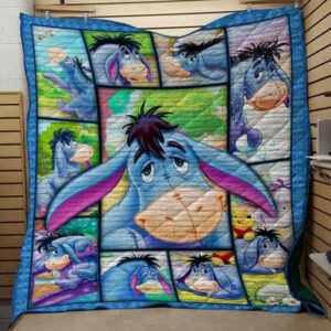 Eeyore ��� Quilt Blanket ��� Quilt Size Single, Twin, Full, Queen, King, Super King