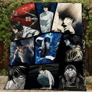 Death Note Quilt Blanket R198  Size Single, Twin, Full, Queen, King, Super King